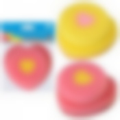 Губка для мытья посуды "Сердце" 2цв NEW