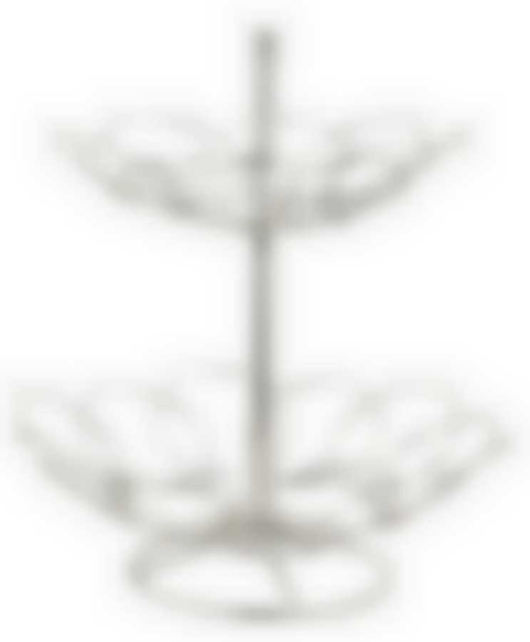 Фруктовница 2-х ярусная 31х33см Linea TRINA