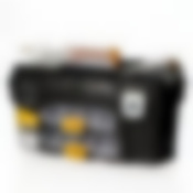 Ящик для инструментов "ГЕФЕСТ 21", металлически замки (черный с желтым)