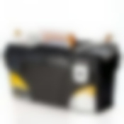 Ящик для инструментов с металлическими замками "ГЕФЕСТ 21" (черный с желтым)