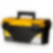 Ящик для инструментов Титан 16' (черный с желтым), 410*215*197 мм