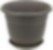 Кашпо Рябина d=220 мм 3,6 л с поддоном (французcкий серый)