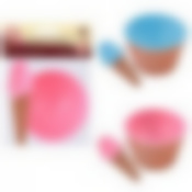 Набор для мороженого: креманка + ложка 2 цв.