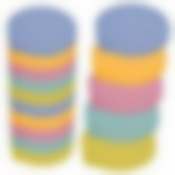 Набор крышек для банок "Радуга" 10шт.