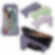 Подставка для обуви 23х10х13,5  см 3цв (код 56.33)