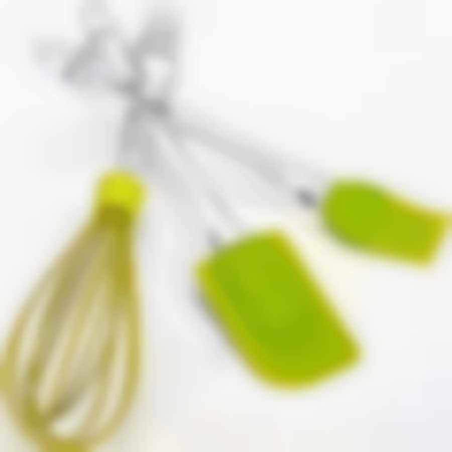 Кухонный наборЗЕЛЕНЫЙ 3пр силикон MB (х36) 20063-1