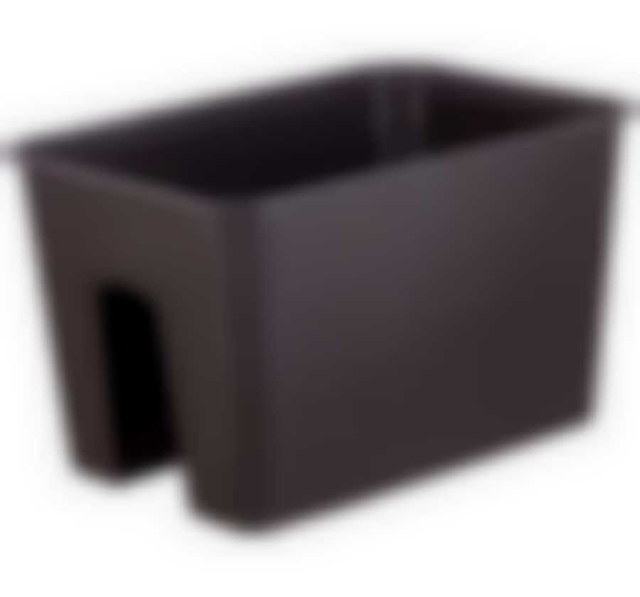 Кашпо на перила РОТАНГ 12л (коричневый ротанг)