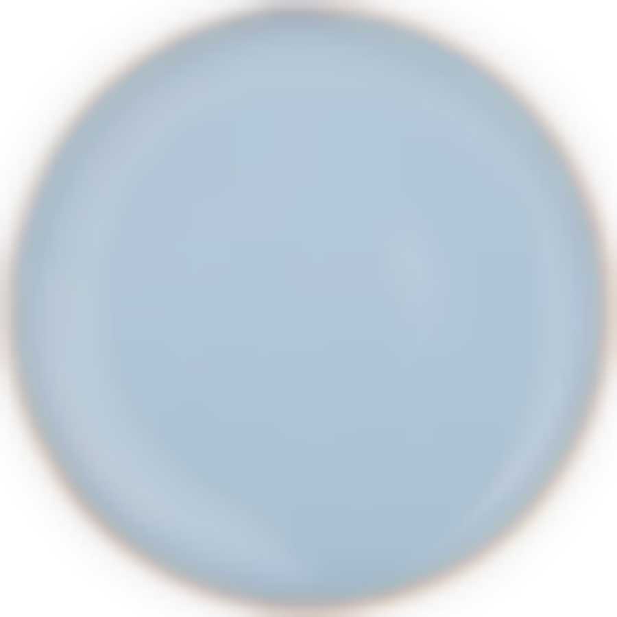 Тарелка закусочная bronco Solo 20,5 см бледно-голубая 