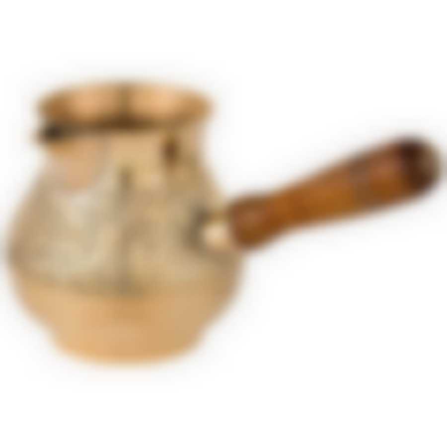 Турка резная Graving 650мл. латунь 