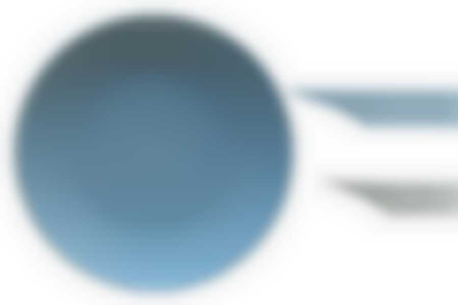 Тарелка плоская 10,5"-270мм (цв. голубой)