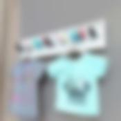 QWERTY Вешалка "Вена" цвет белый (крючки разноцвет.)