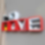 QWERTY Комплект полок "Love" цвет красный/белый