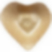 Блюдо Heart gold shiny 16х15х3см без упаковки 
