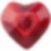 Блюдо Heart red shiny 23см