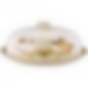 Блюдо для блинов с крышкой Дерево мудрости диаметр=23 см. высота=10 см 