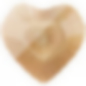 Блюдо Heart gold shiny 23см