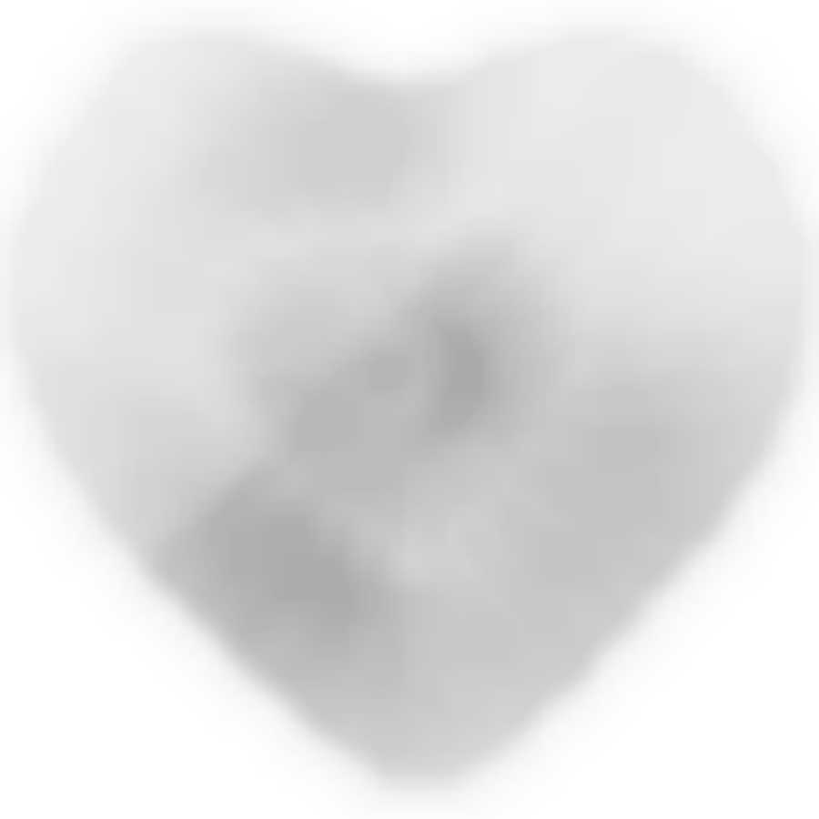 Блюдо Heart silver shiny 23см