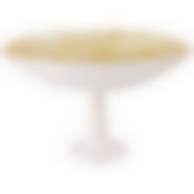 Блюдо на ножке Inspiration gold овальное 30cm