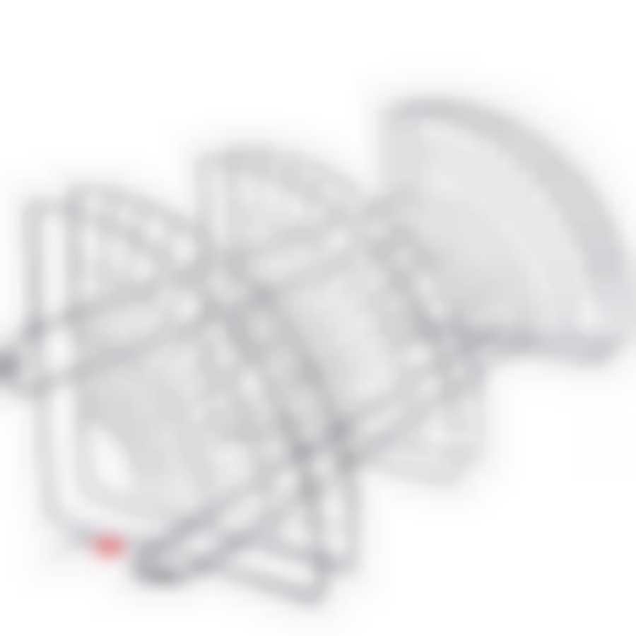 Полка угловая 3 секция хром МВ