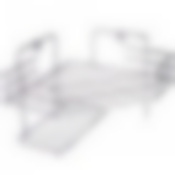 Полка угловая 1 секционная, с мыльницей хром