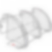 Полка угловая 3 секция хром МВ