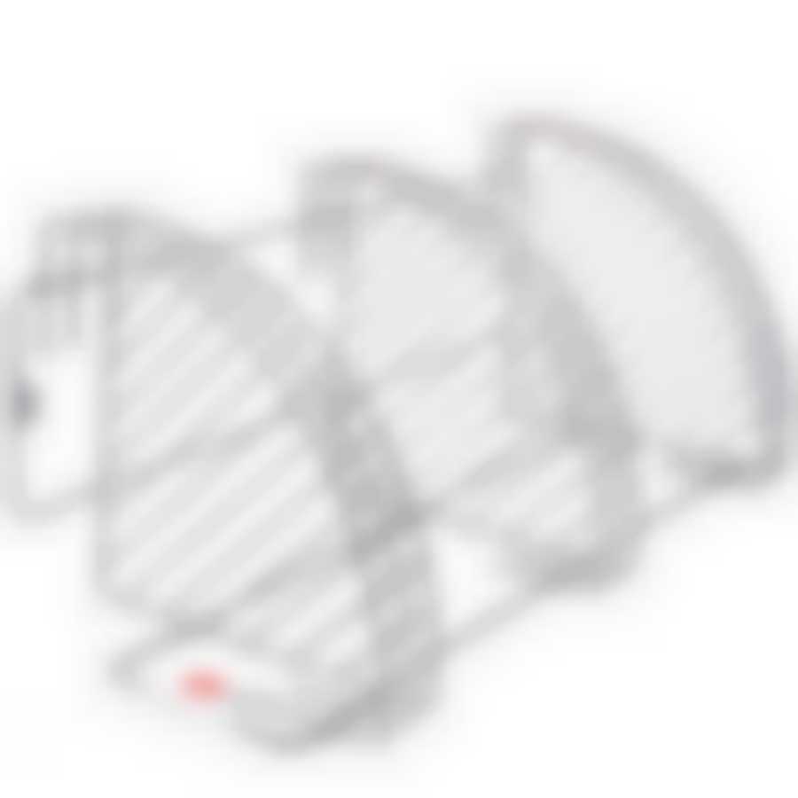 Полка угловая 3 секция хром МВ