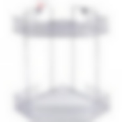 Полка угловая 2 секция хром МВ