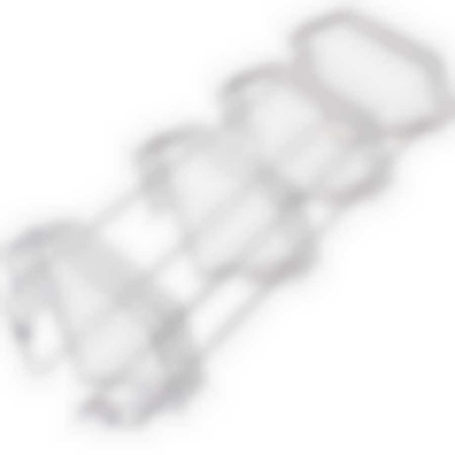 Полка угловая 4 секции хром МВ