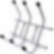 Вешалка настенная для одежды 3 крючка