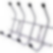 Вешалка д/одежды 4 крючка (41*23*9 см) хром