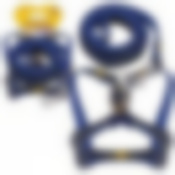 Шлейка прогулочная с поводком "Джинс". Размер L. NEW