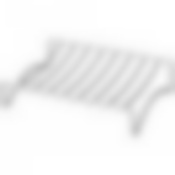 Мыльница настольная 13*10*3 см цвет:хром