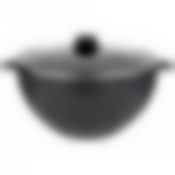 Казан со стекл крышкой agness Midnight 6 л