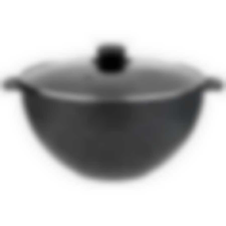 Казан со стекл крышкой agness Midnight 6 л