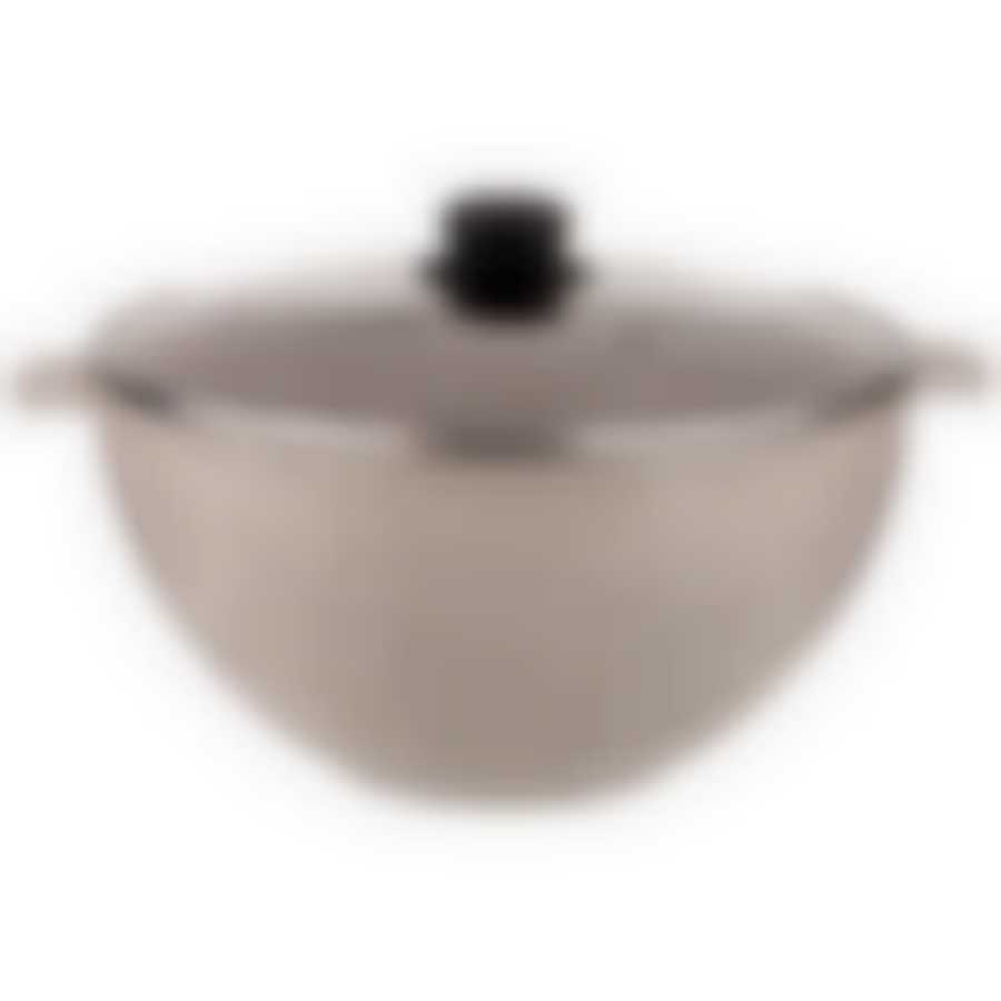 Казан со стекл крышкой agness Арктик 6 л