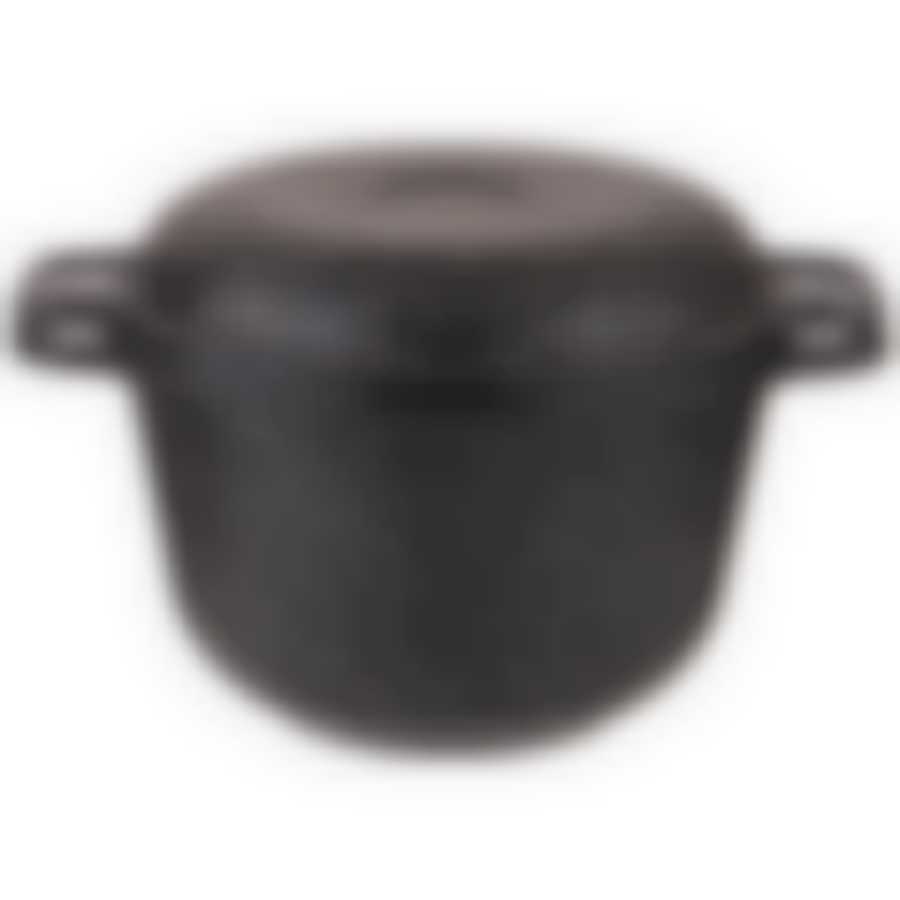 Казан с крышкой гриль agness Midnight 5 л