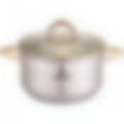 Кастрюля agness со стекл.крышкой, 6,1л, 24х13,5см,высококачественная нерж.сталь 18/10, индукция