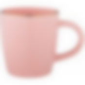 Кружка bronco Solo 350 мл пудровая 