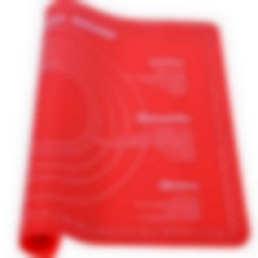 Коврик КРАСНЫЙ 34,5х24,5 см силик МВ (х96) 22085-1