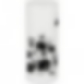 Ваза высота 26 см White and black 