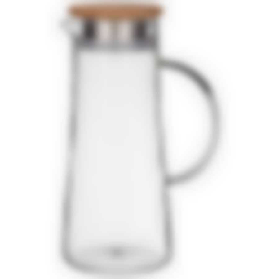 Кувшин agness Native 1400 мл жаропрочное боросиликатное стекло