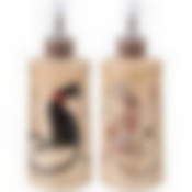 Набор для масла/уксуса Парижские коты 2пр. 6,5*6,5 см. высота=14,5 см. / 300 мл. 