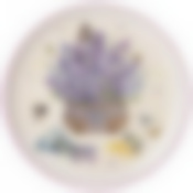 Тарелка Прованс лаванда 21*21 см. высота=2,5 см. 