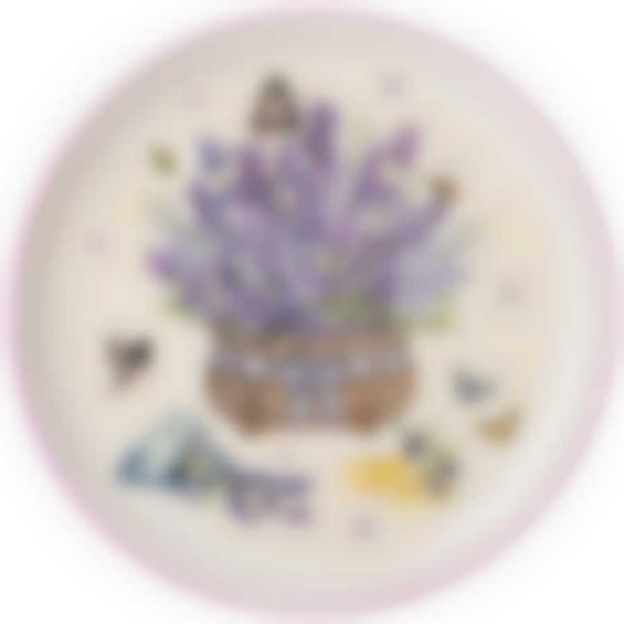 Тарелка Прованс лаванда 21*21 см. высота=2,5 см. 