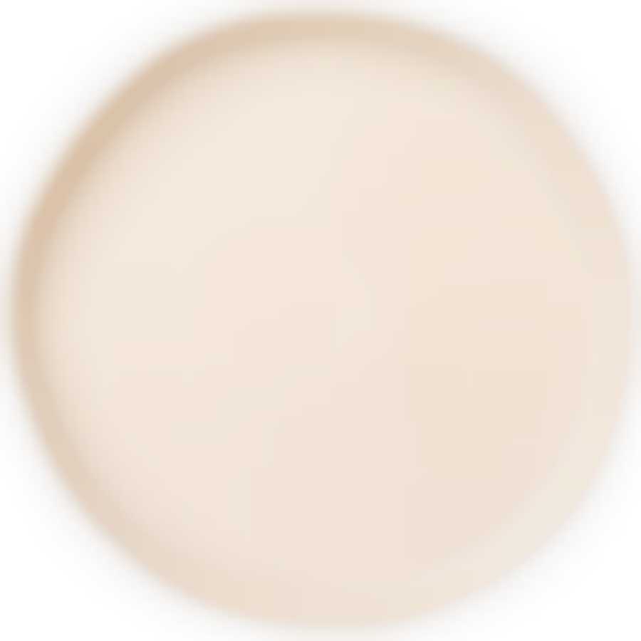 Тарелка обеденная lefard Trendy 25 см кремовая 