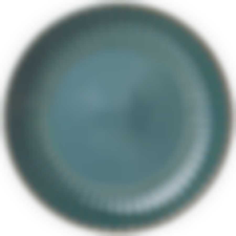 Тарелка десертная 19,7 см Stripe collection цвет:лазурно-синий