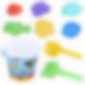 Набор для песочницы "9 предметов" (рыбки). Высота 17см. NEW