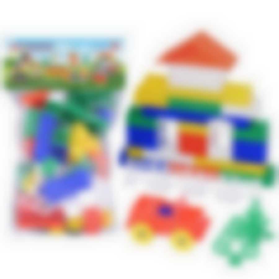 Конструктор "Собери машинку" 44 детали (пакет) NEW