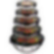 НАБОР МИСКИ С КРЫШКОЙ AGNESS "РОСКОШНЫЙ САД", 10 ПРЕДМЕТОВ, 150/250/450/630/1150 МЛ