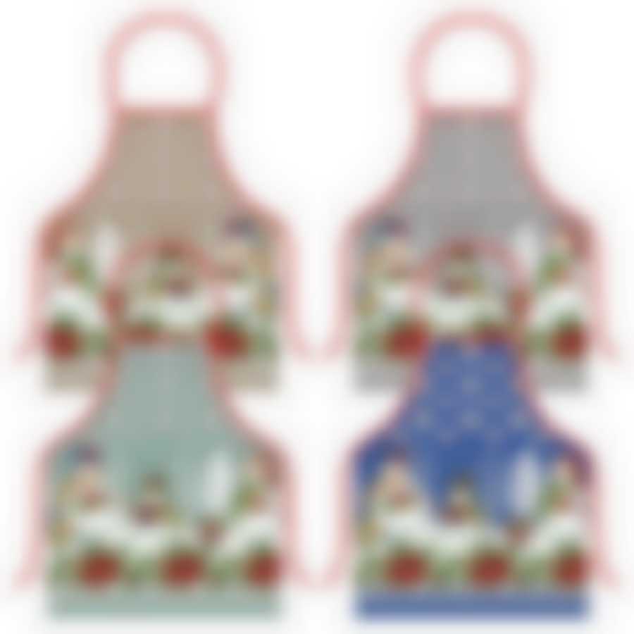 Фартук "Снеговики" Размер 52*72см 4цв.